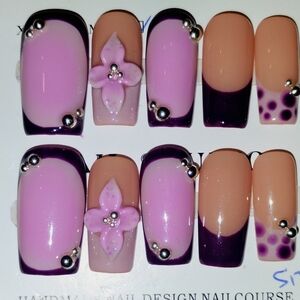Purple Nail Art Set 💜